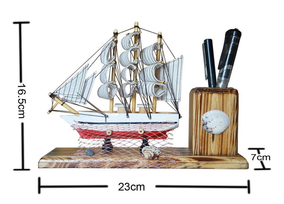 nautical canvas bag and pen holder stock / storage discount wholesale