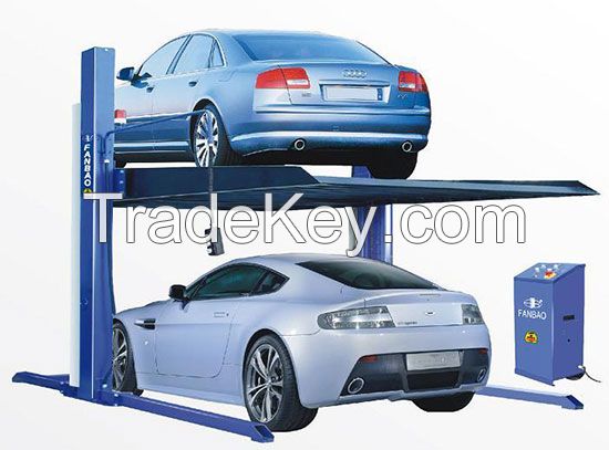 used two post car parking lift for sale and CE certification