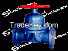 Lined diaphragm valve