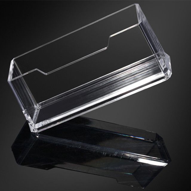 Hot selling custom display acrylic clear name card holder stand