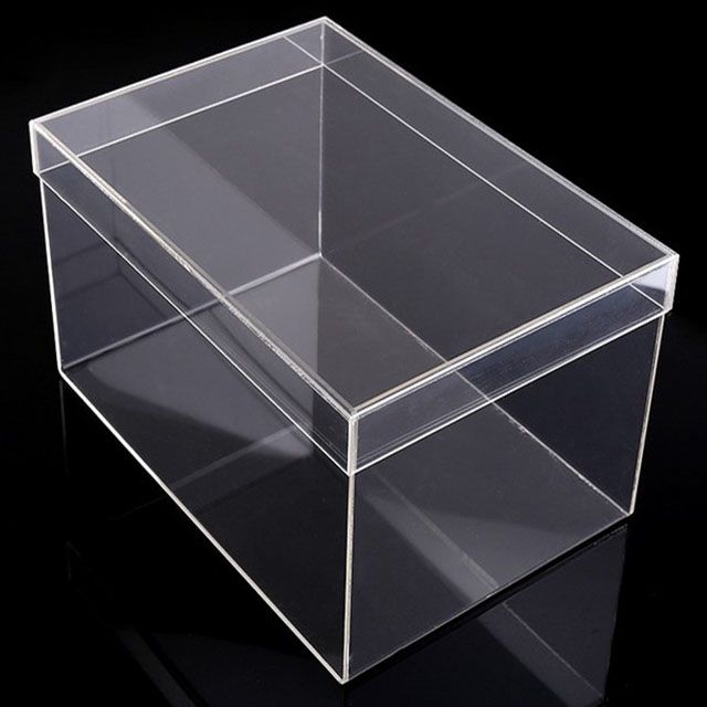 Hot sale plexiglass clear acrylic shoe box
