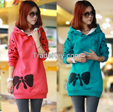 Outerwear casual sweatshirt hooded pullover coat