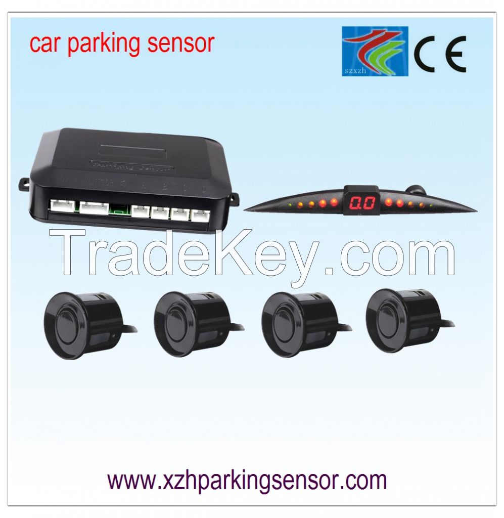 CAR REVERSING REVERSE PARKING 4 SENSOR KIT LED DISPLAY BUZZER ALARM