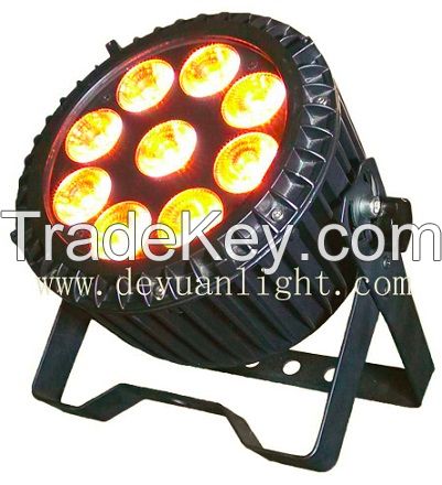 9pcs 12W Outdoor LED Par Light with RGBAWUV LED