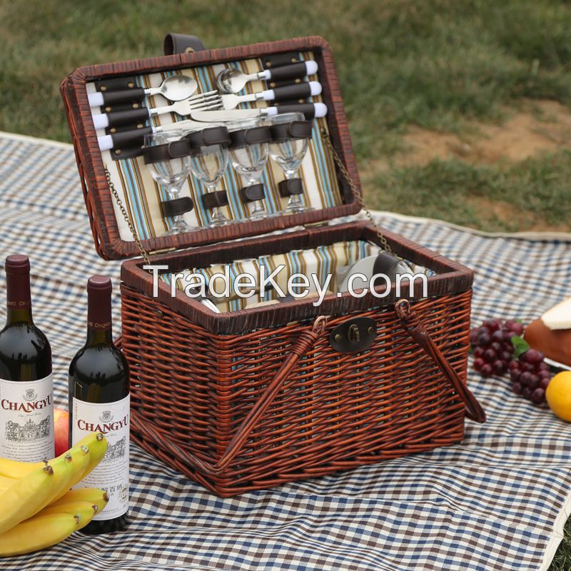handmade wicker basket picnic basket storage baskets for garden using