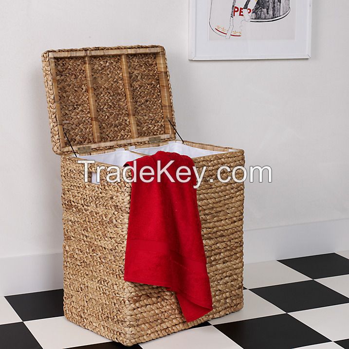 hotselling straw laundry basket laundry hamper for dirty clothes