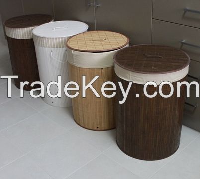 foldable bamboo laundry basket laundry hamper bamboo basket for ditry clothes