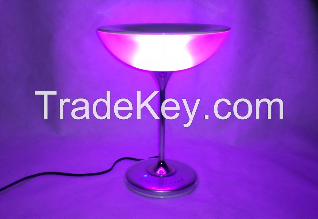 LED color changing table lamp