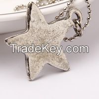 Liuguang Casual Alloy Star Shape Sweater Chain