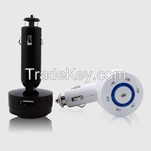 Multi-funcation bluetooth car charger FM transmitter car charger