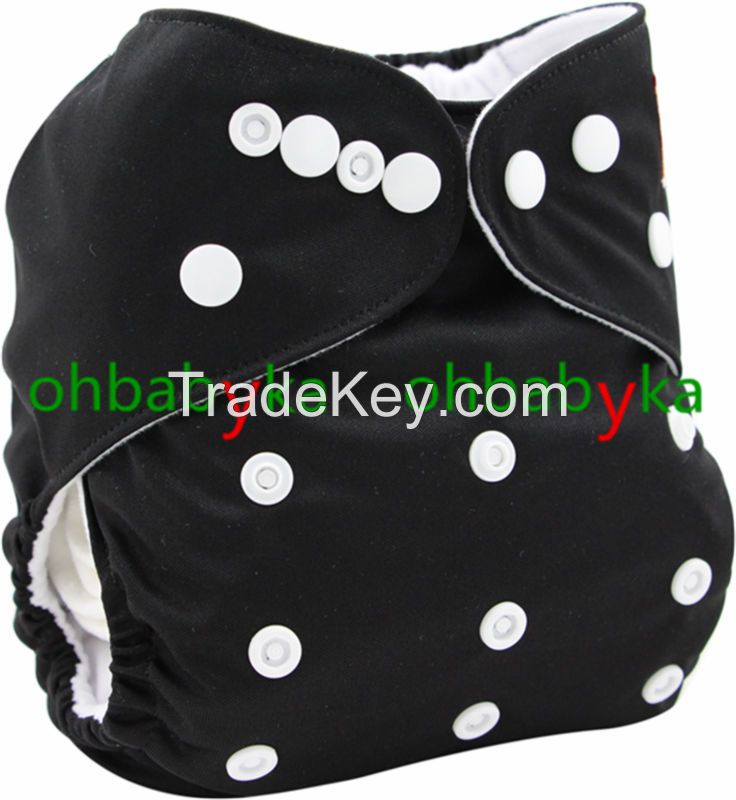 Ohbabyka waterproof cloth nappies reusable baby cloth diapers