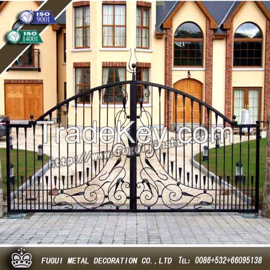 Elegant and Beautiful wrought iron gate