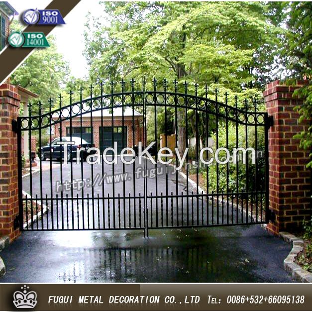 Elegant and Beautiful wrought iron gate