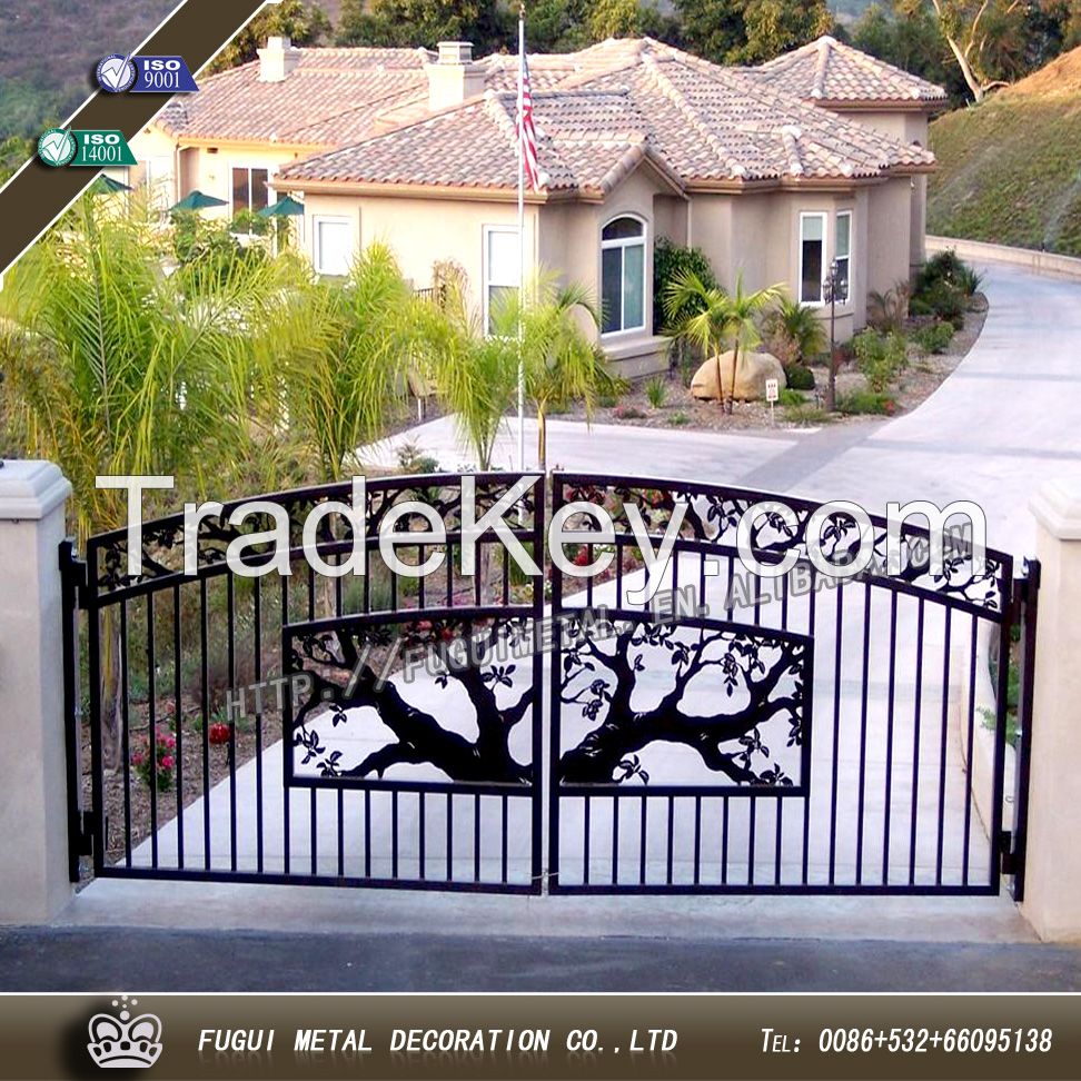 Good quality Galvanised wrought iron gate