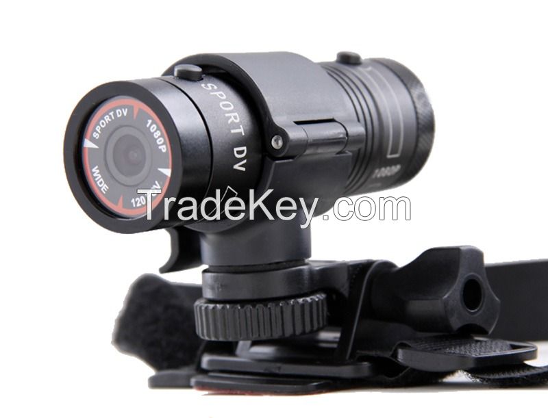 Full HD 1080P Sport Action Camera Mini DV F9 Helmet Camcorder