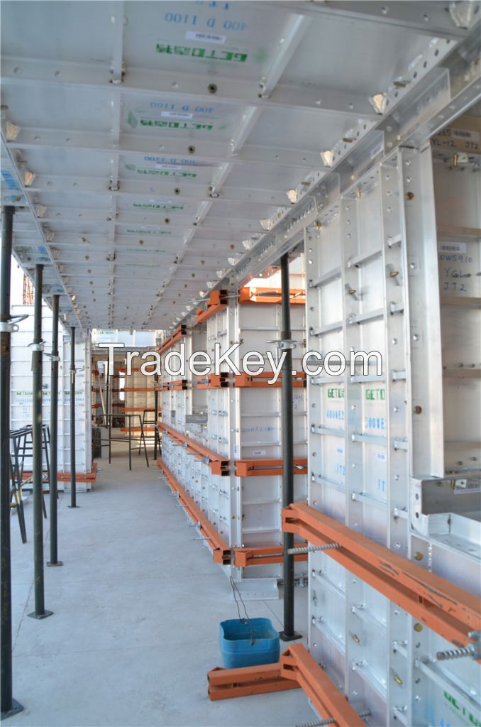 Integrated Aluminum Formwork system for concrete construction