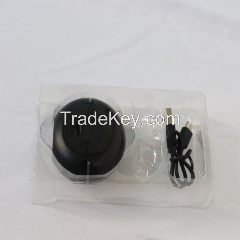 Stock Portable Wireless Bluetooth Earphone Headphone With Charging Compartment