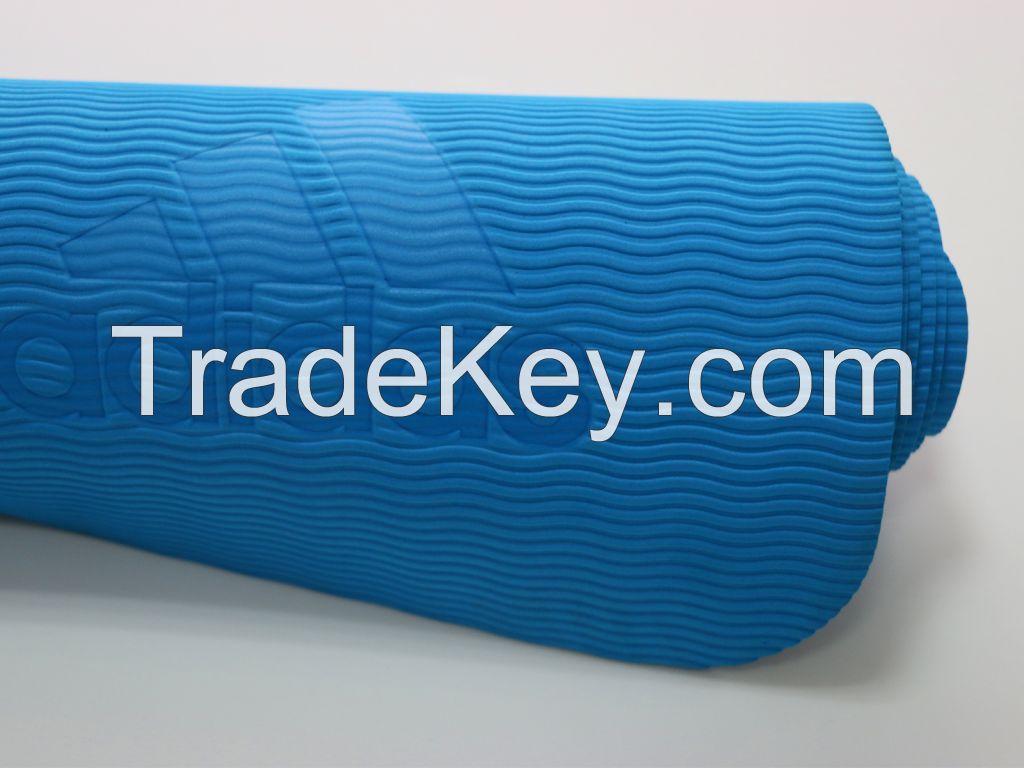 Eco-friendly Gym exercise fitness yoga mats no PVC no Glue contain from BESTOEM