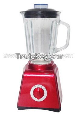 1.5L glass jar blender with ABS Housing 600w powerful motor provide the high capacity
