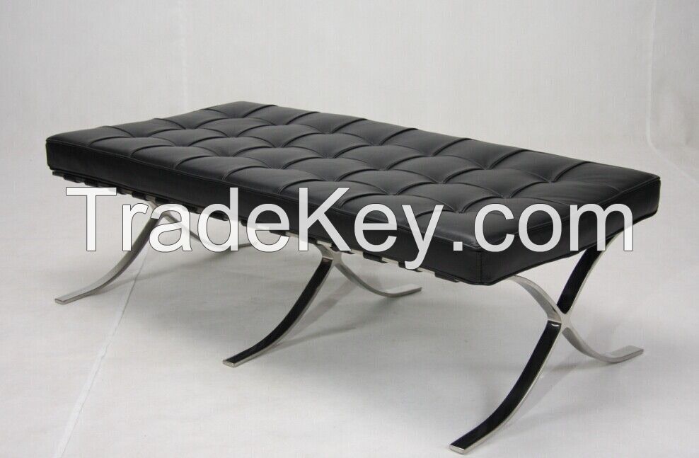 2014 popular Barcelona chair&amp;ottoman, barcelona bench and daybed with premium quality and reasonable  price
