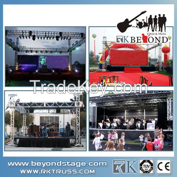 Aluminum Portable Stages/wedding stage/Mobile Stages for sale 
