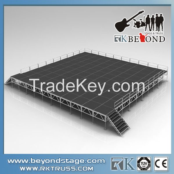 portable stage platform, outdoor concert stage, used stage for sale 