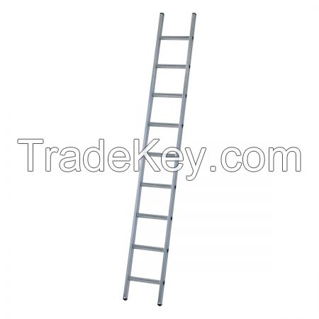 Aluminium Single Ladder with Rungs