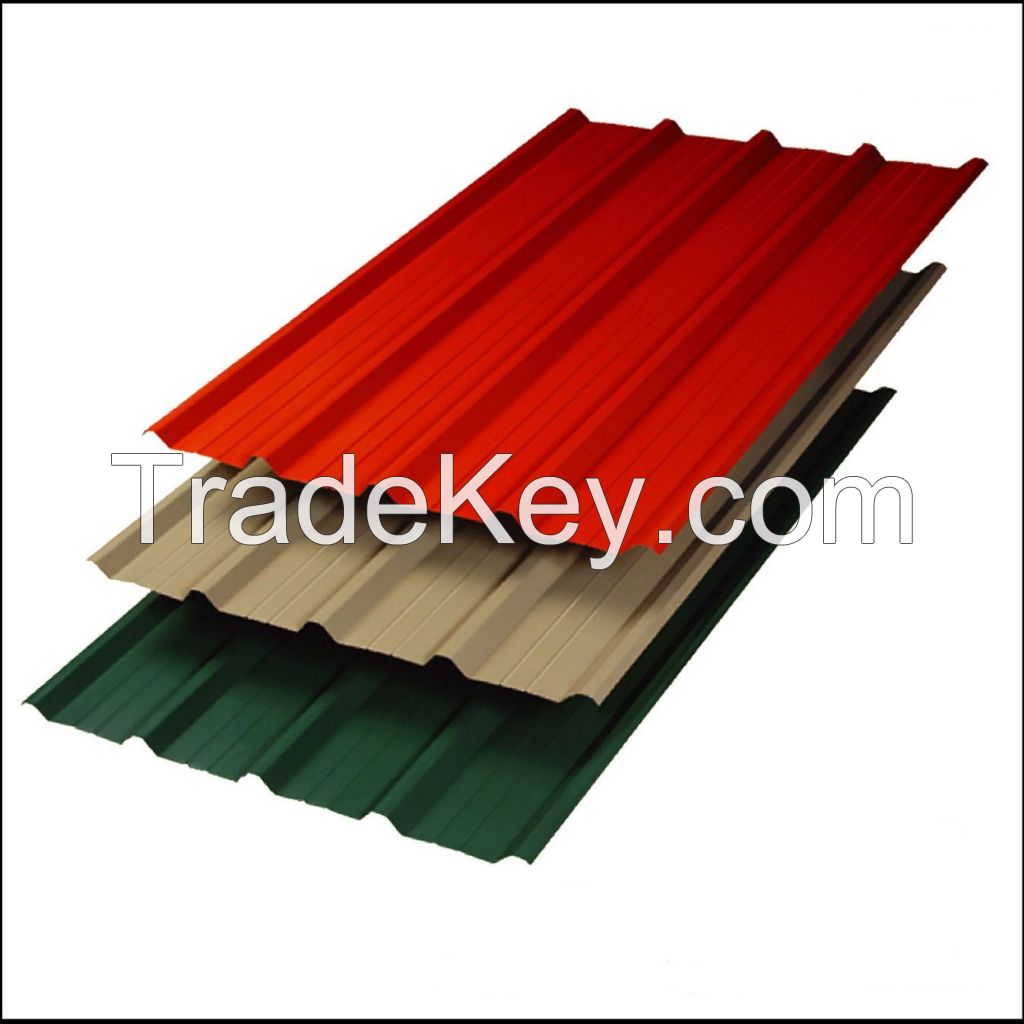Colourful Corrugated Steel Plate
