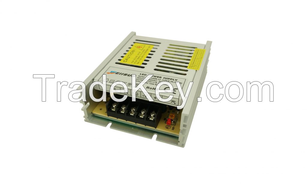 12V-8.3A/24V-4.2A Thiner Size LED Power Supply