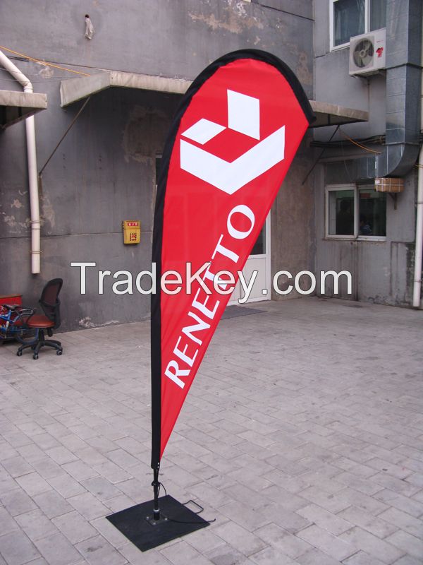 teardrop banner