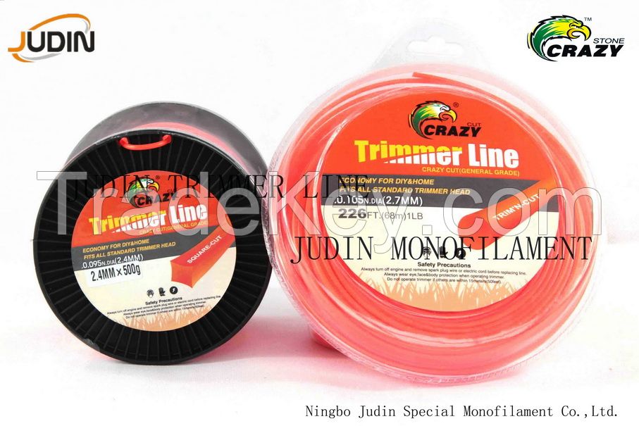 Carzy-Cut Brand Nylon Trimmer Line