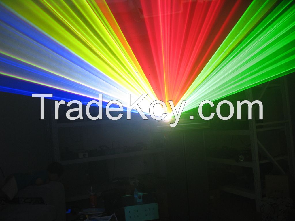 3W RGB laser show equipment for sale programmed PC controller SD card animation laser