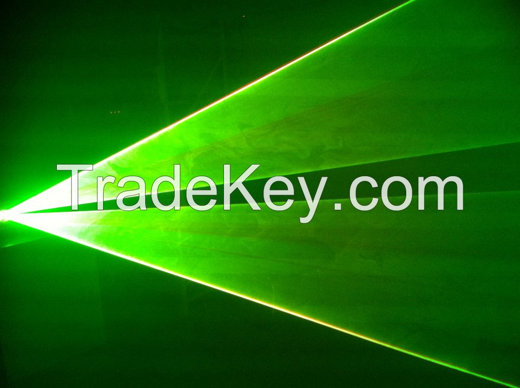 1W single color Green laser projector with DMX Fuction laser light HF-G1000 