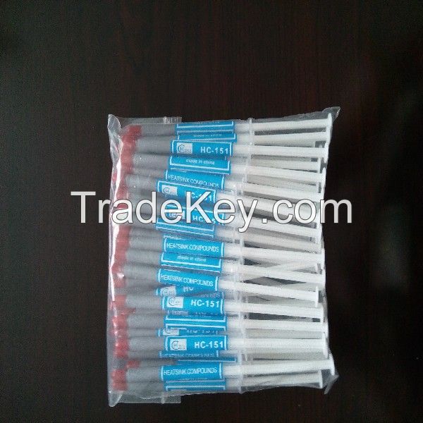 Delicate high thermal conductivity thermal silicone grease