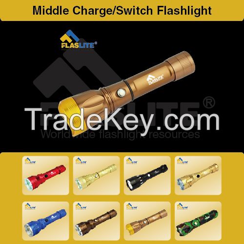 Middle Charging Flashlight/Middle Switch Flashlight -Flaslite