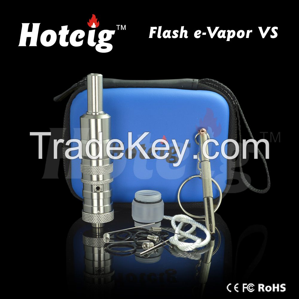 2015 HOTCIG Hottest and newest flash e-vapor vS high quality FeV vs clone atomizer