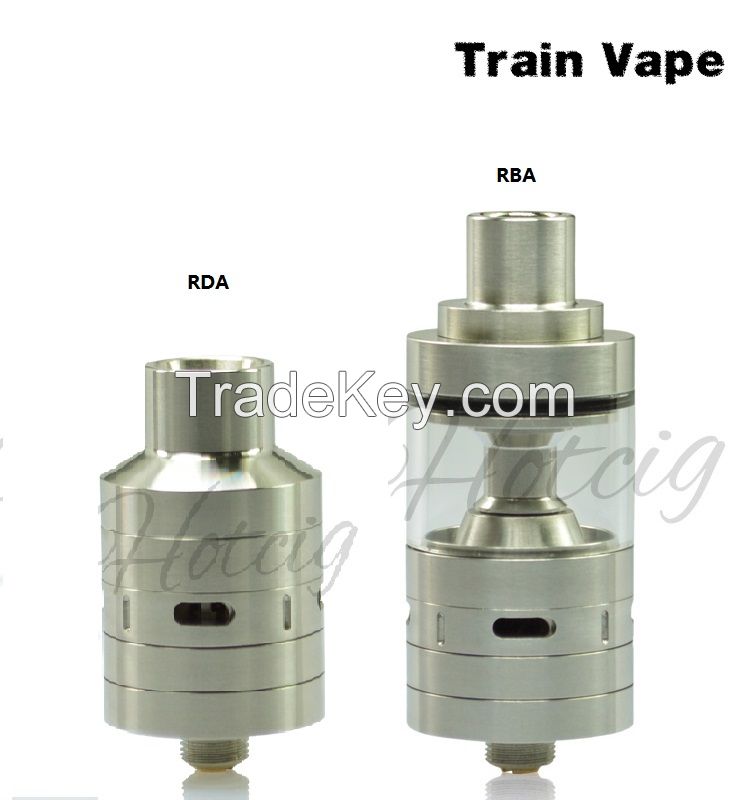 Hotcig train vape ecig 316 stainless steel tank atomizer wholesale with high quality 