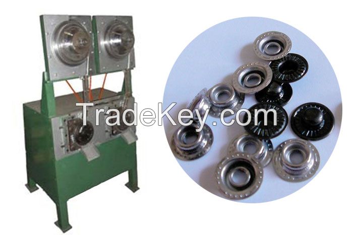 ZXM-009 Metal Button Fully Automated Roller Neck Machine