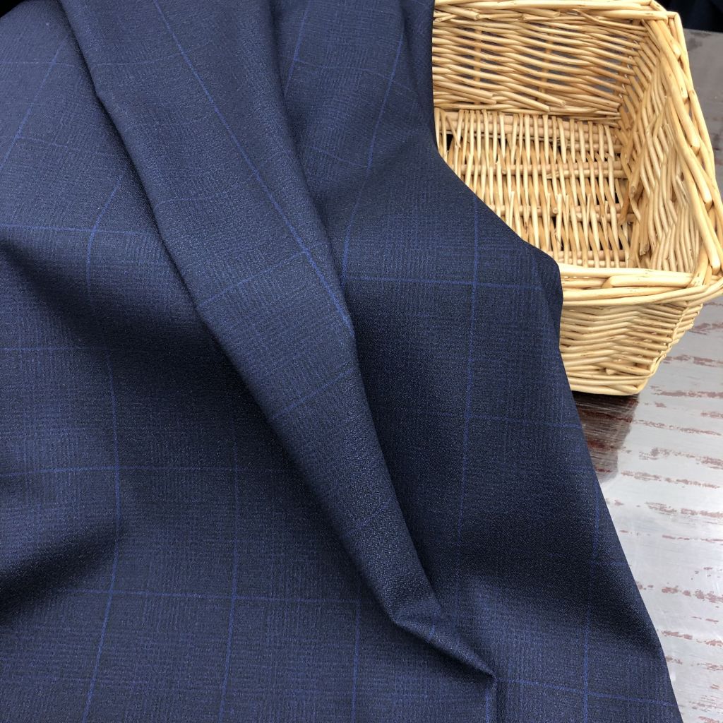 New style luxury check design suiting fabric