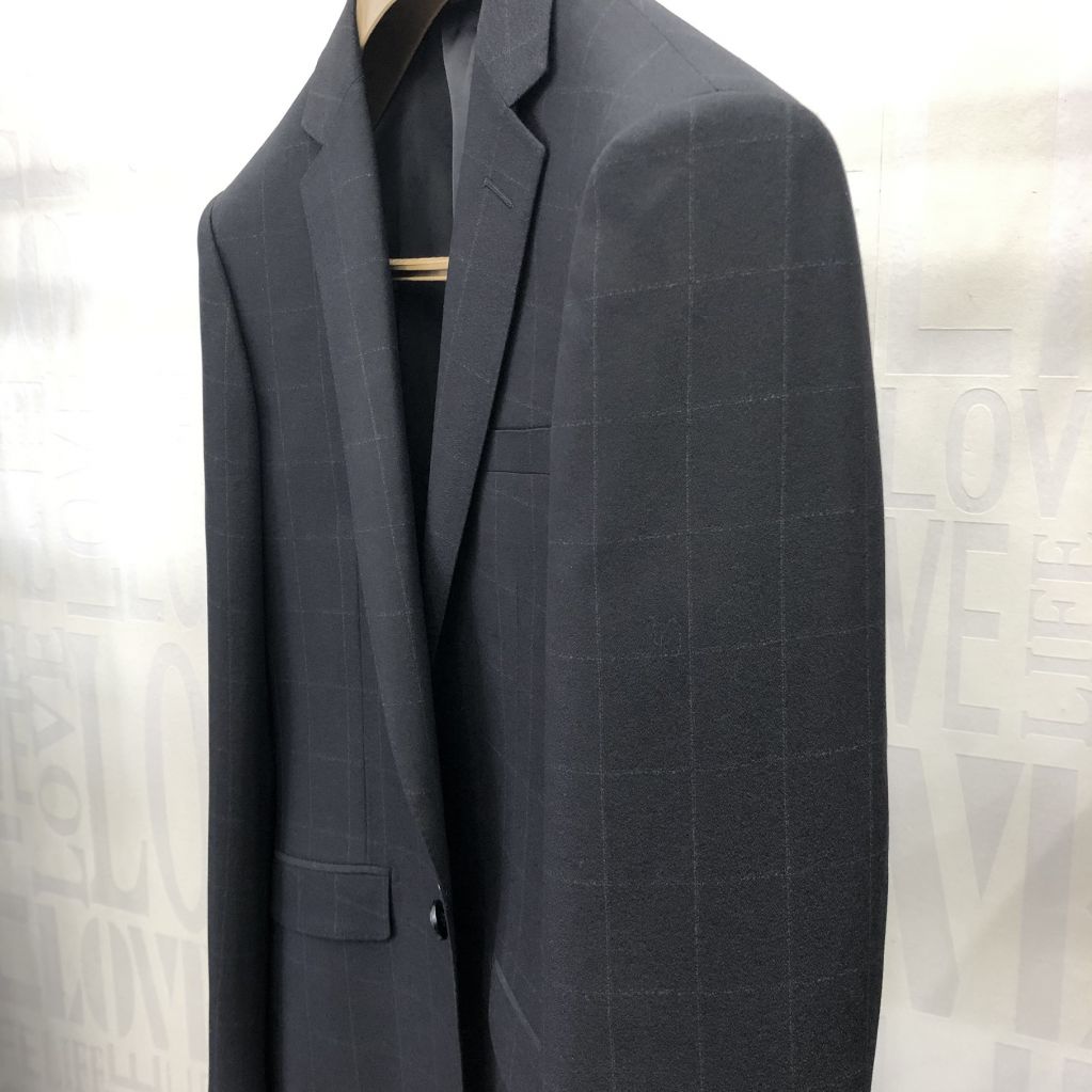 New style luxury check design suiting fabric