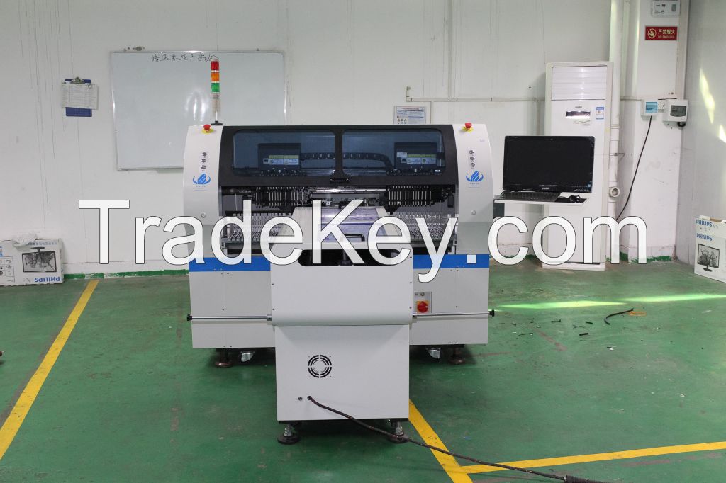High performance automatic SMT intelligent LED pick and place machine, high-speed SMT LED mounter, LED placement machine, 30 heads
