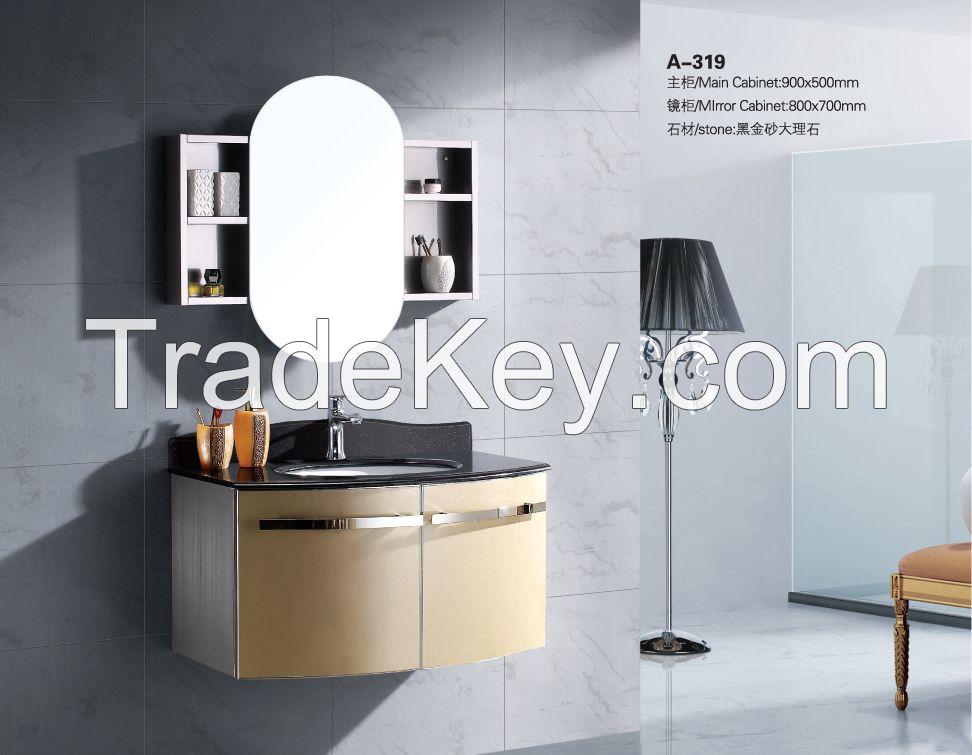 stainless steel bathroom vanity/bathroom vanity/bathroom cabinet