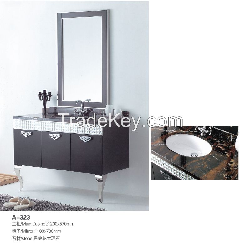 stainless steel bathroom vanity/bathroom vanity/bathroom cabinet