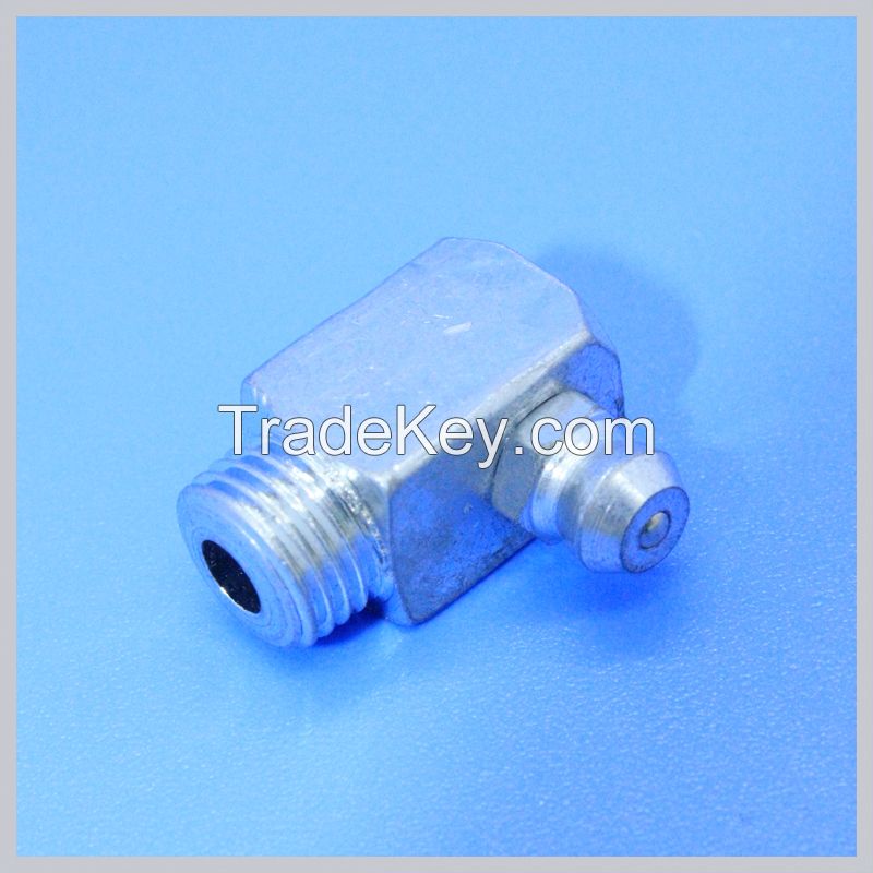 Hydraulic 10mm*1 90Degree Square Angle Steel Zerk Grease Fitting Grease Nipple