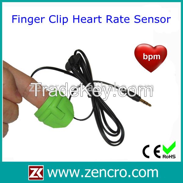 Sports fitness pulse sensor heart rate monitor finger clip