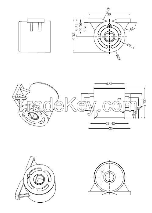 Rotary Damper LF-40 For Eletronic Cooker Clamshell