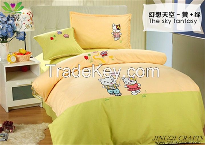 Hot  Pure Cotton Comforter Cover Set Environmental Ventilate Massage Function Bedding Set Bedspreads King/Queen/Full/Twin Size 4pcs