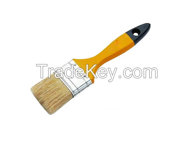 100% pure white bristle Wooden handle paint brush