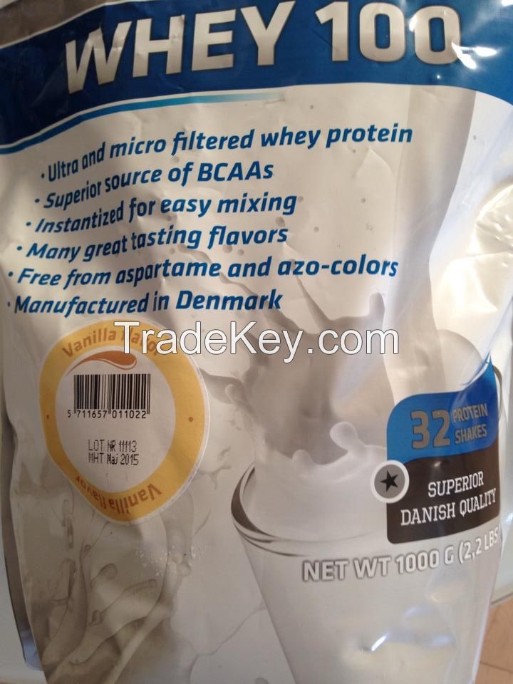 Ultra and micro filtered whey protein powder