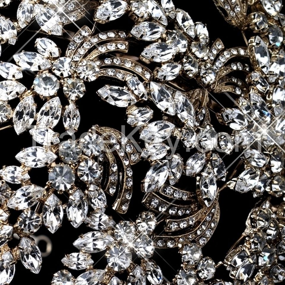 Luxurious Hair Diamond Combs Wedding Hair Accessior